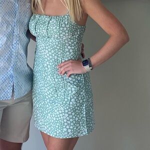 Princess Polly Mint Floral Mini Dress